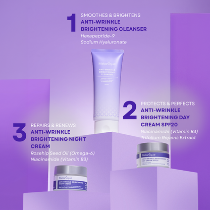 MELANIQUE ANTI-WRINKLE BRIGHTENING NIGHT CREAM 50ML