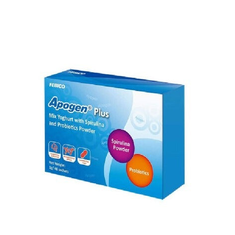 APOGEN PLUS (SPIRULINA N PROBIOTICS) 40S