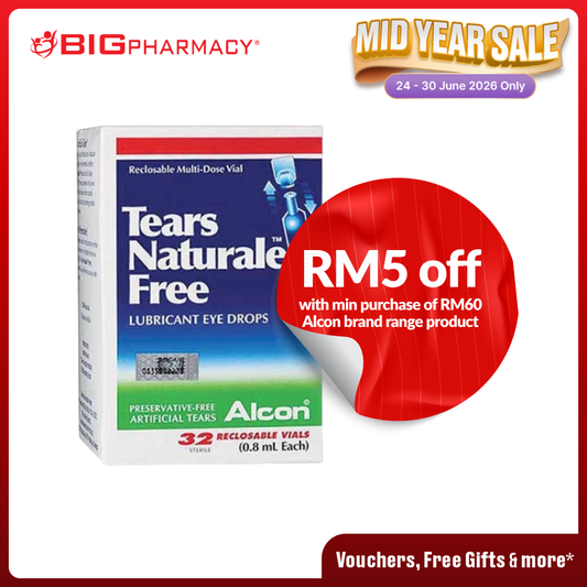 TEARS NATURALE FREE 0.8ML 32S