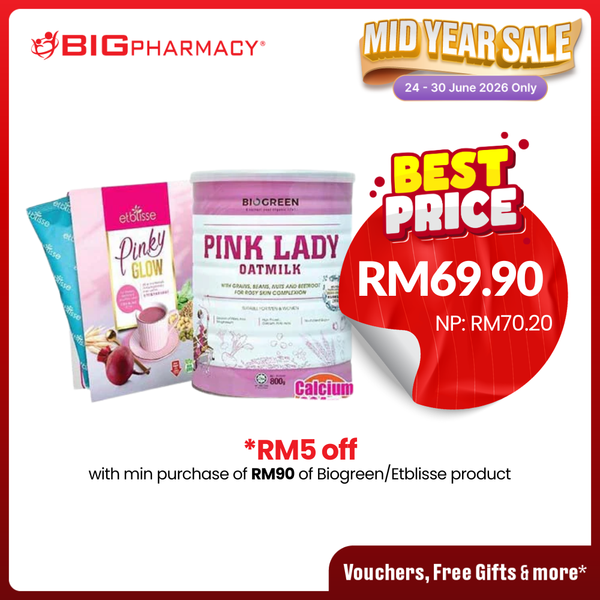 BIOGREEN PINK LADY OATMILK 800G + GWP