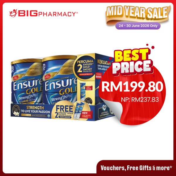 ENSURE GOLD VANILLA 800G 2S FOC 2 SACHETS