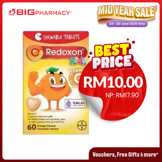 REDOXON KIDS PLAIN C CHEWABLE  TAB 60S