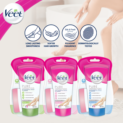 VEET IN SHOWER HAIR REMOVAL CREAM NORMAL SKIN 150ML