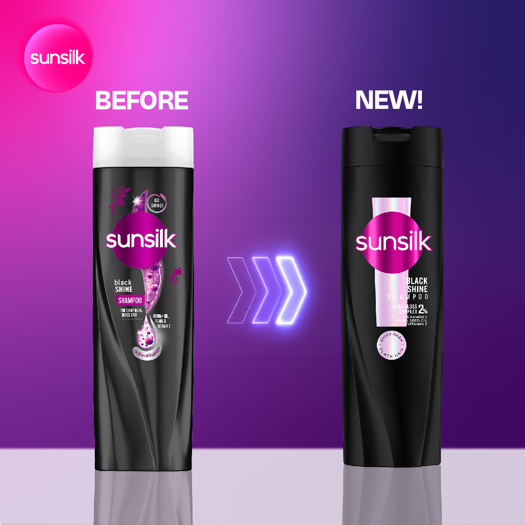 SUNSILK SHAMPOO STUNNING BLACK SHINE 625ML