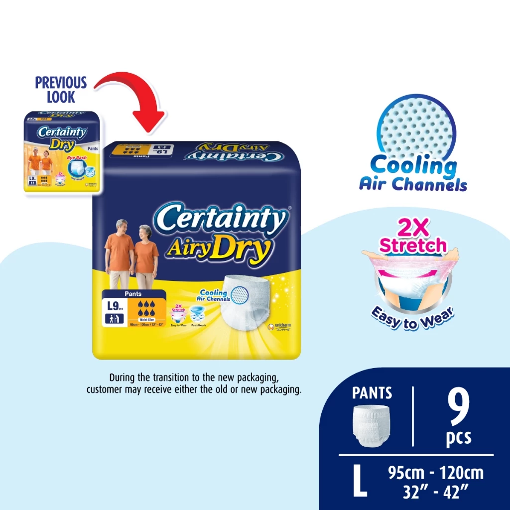 Certainty Dry Pants L 9S X 8