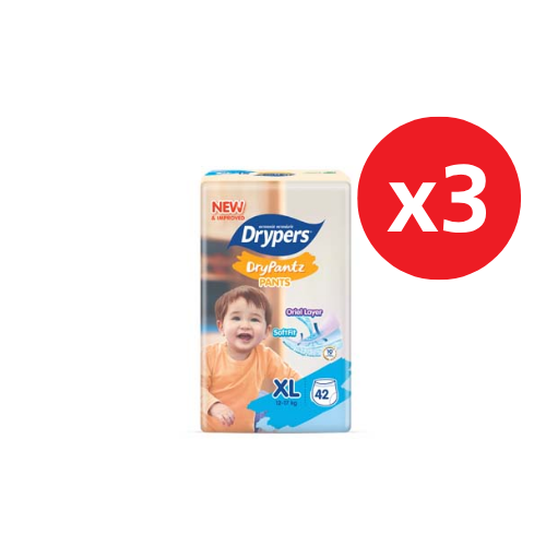 DRYPERS DRYPANTZ XL 42S X3