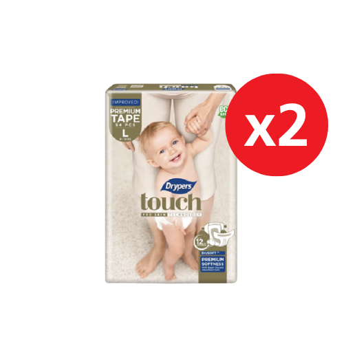 DRYPERS TOUCH MEGA L 54S (DU7) X 2