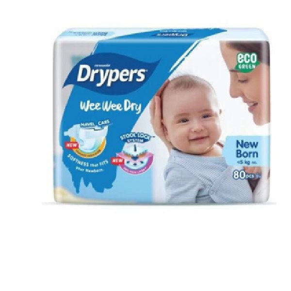 DRYPERS WEE WEE DRY NB 80S X 3