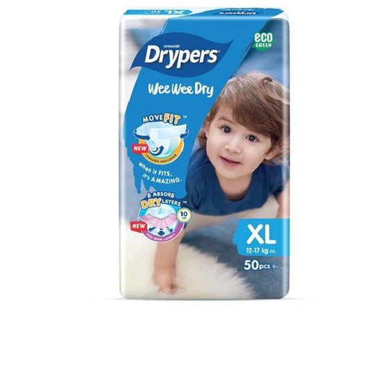 DRYPERS WEE WEE DRY XL 50S X 3