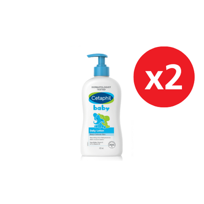 CETAPHIL BABY DAILY LOTION 400ML X2