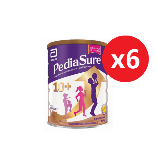 PEDIASURE 10+ CHOC 850G CAN X6
