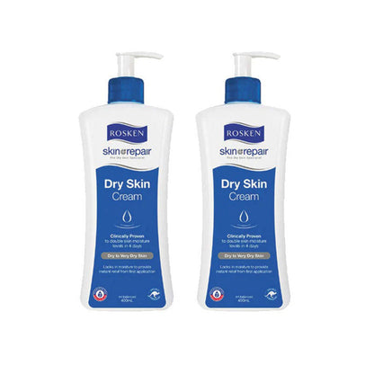 ROSKEN DRY SKIN CREAM 400ML x2