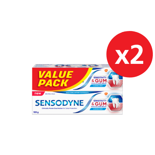 SENSODYNE SENSITIVE+GUM TOOTHPASTE 100G  X 4