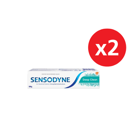 SENSODYNE DEEP CLEAN TOOTHPASTE 100G X 4