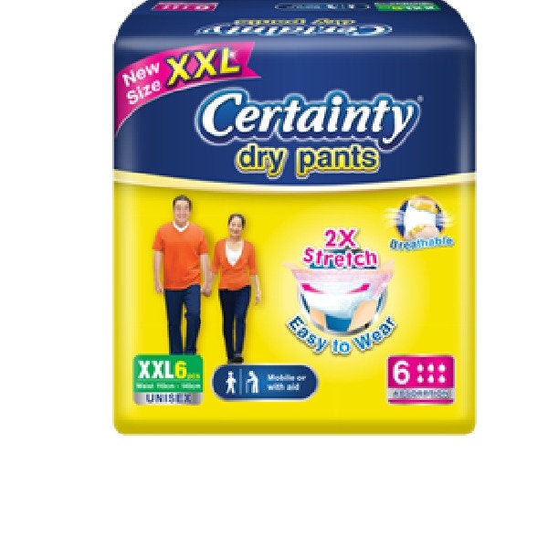 CERTAINTY DRY PANTS ADULT REGULAR XXL 110-140CM 6S X 8