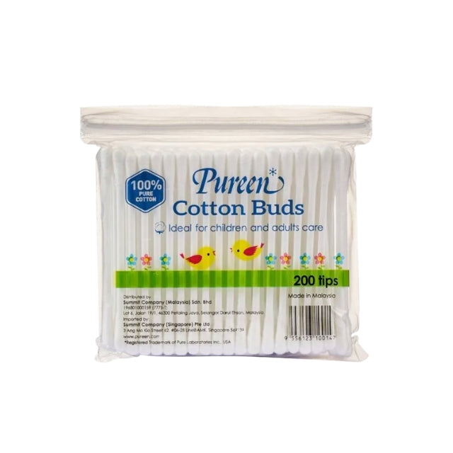 PUREEN COTTON BUDS POLYBAG 200S