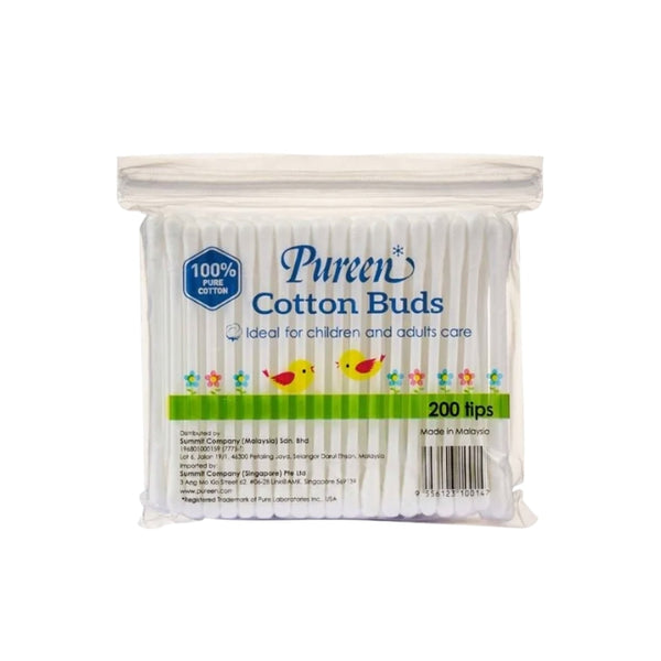 PUREEN COTTON BUDS POLYBAG 200S