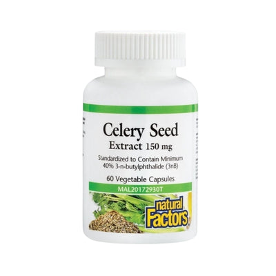NATURAL FACTORS CELERY SEED EXTRACT 150MG 60S