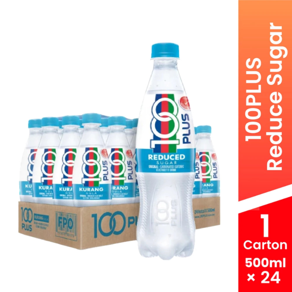 100PLUS REDUCE SUGAR 500ML X 24