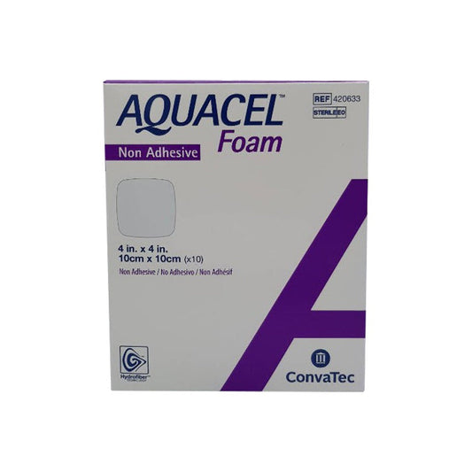 CONVATEC AQUACEL FOAM NON ADHESIVE 10CMX10CM (420633) 10S