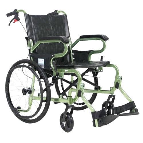GREENCITY ALUMINIUM WHEELCHAIR WITH FOLDABLE BACKREST WCG7