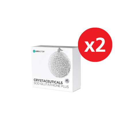 CRYSTACEUTICALS SOD GLUTATHIONE PLUS 60S × 2