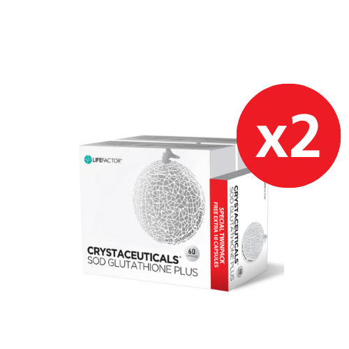 glutathione malaysia CRYSTACEUTICALS SOD GLUTATHIONE PLUS SPECIAL TWIN PACK × 2