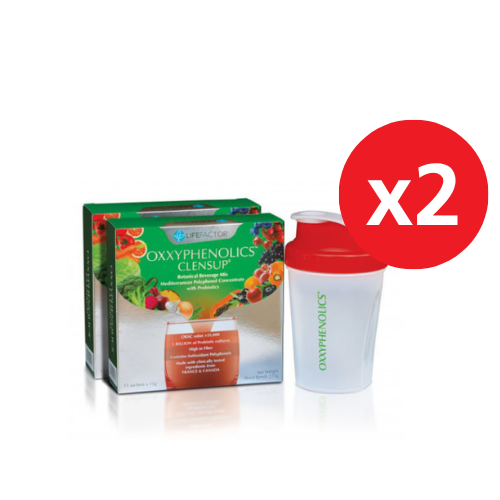 OXXYPHENOLICS CLENSUP TWIN PACK × 2