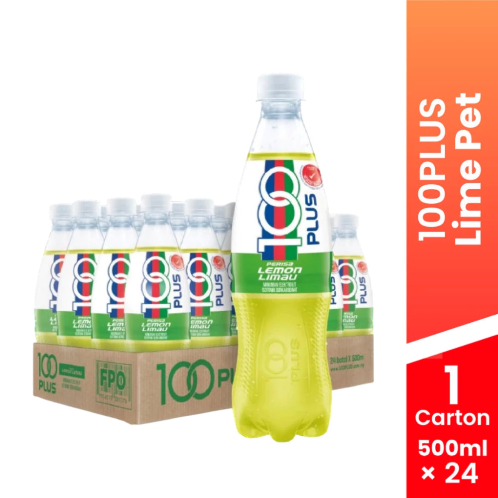 100PLUS LIME PET 500ML X 24