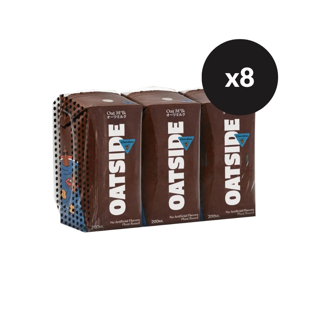 OATSIDE CHOCOLATE OAT MILK 200ML 3S X 8