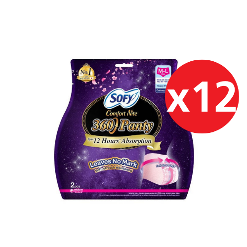SOFY COMFORT NITE 360 PANTY M-L 2S × 12