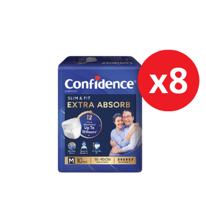 CONFIDENCE EXTRA ABSORB PANTS M 10S X 8