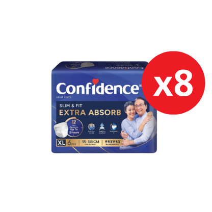 CONFIDENCE EXTRA ABSORB PANTS XL 6S X 8