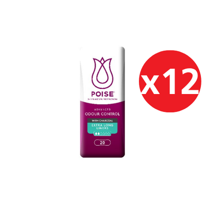 POISE LONG LINERS 20S x12