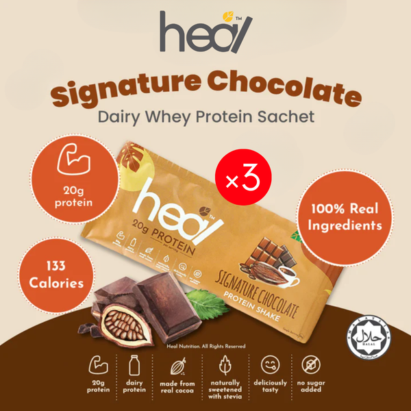 HEAL SIGNATURE CHOCOLATE PROTEIN 39G x 3