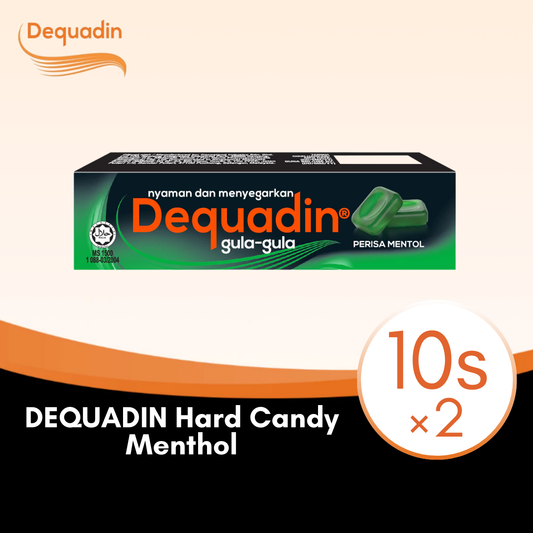 DEQUADIN HARD CANDY MENTHOL 10S × 2