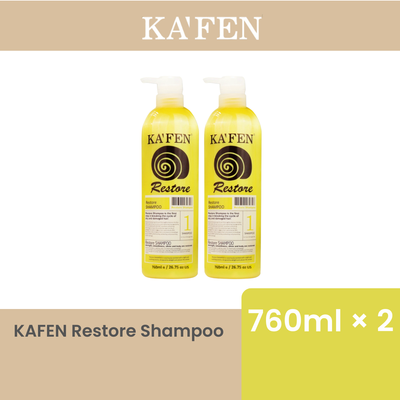 KAFEN RESTORE SHAMPOO 760ML × 2