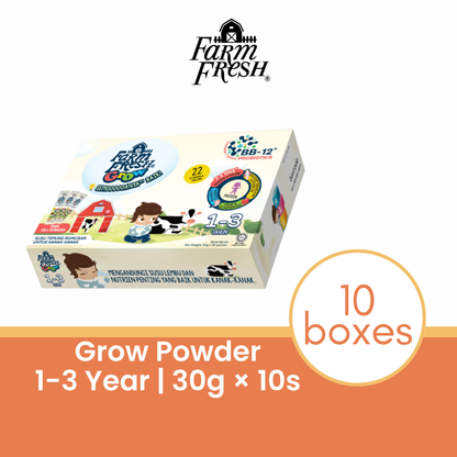 FARM FRESH Grow Powder 1-3 Years 30g × 10s × 10