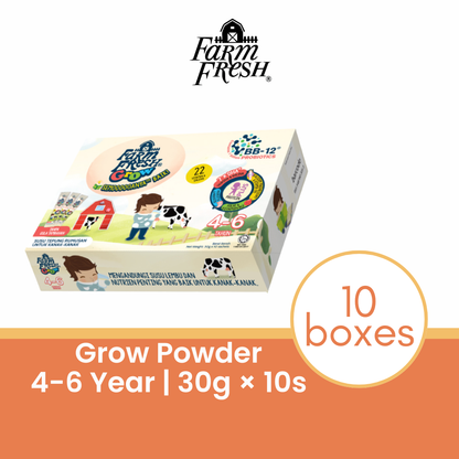 FARM FRESH Grow Powder 4-6 Years 30g × 10s × 10