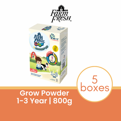FARM FRESH Grow Powder 1-3 Years 800g × 5