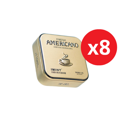 IMINT FRESH AMERICANO COFFEE BONBONS 32G × 8