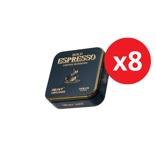 IMINT BOLD ESPRESSO COFFEE BONBONS 32G × 8