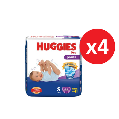HUGGIES DRY PANTS SJP S 66S × 4