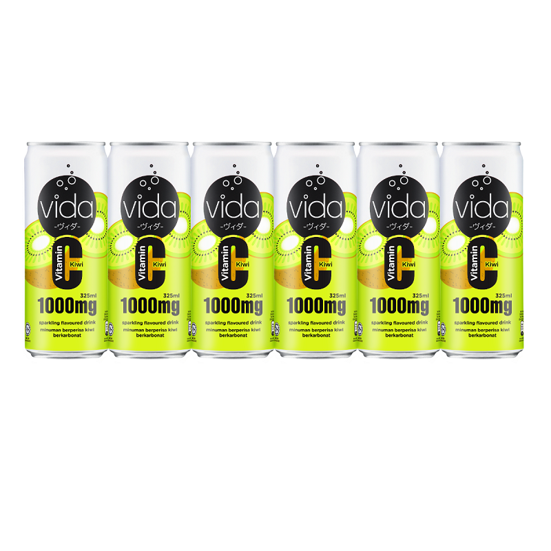 [NOT FOR SALE] VIDA C KIWI 325ML X 6-CGWP