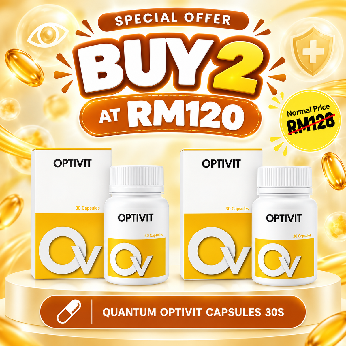 QUANTUM OPTIVIT CAPSULES 30S x2