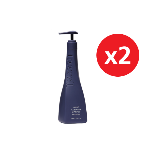 TREECELL NIGHT COLLAGEN SHAMPOO MIDNIGHT FOREST 520ML × 2