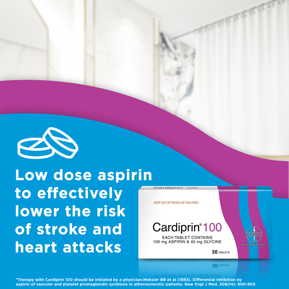 CARDIPRIN 100MG TAB 90S
