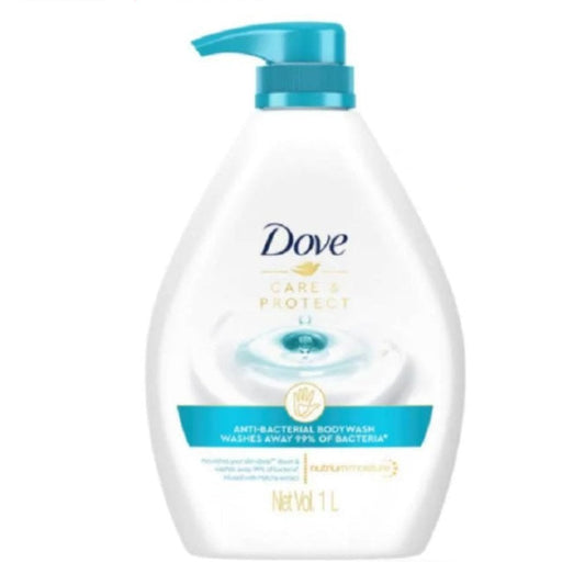 DOVE BODY WASH CARE & PROTECT 1L
