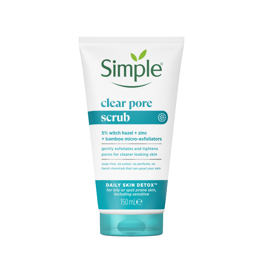 SIMPLE DAILY SKIN DETOX PORE POLISHING FACIAL SCRUB 150ML