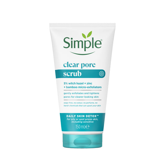 SIMPLE DAILY SKIN DETOX PORE POLISHING FACIAL SCRUB 150ML